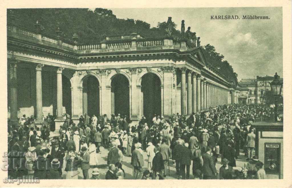 Carte poștală - Carlsbad / Karlovy Vary /