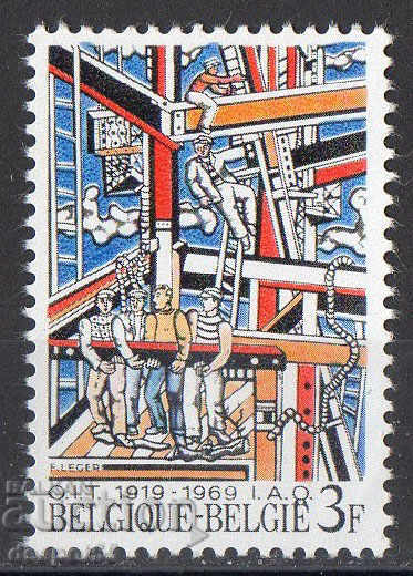 1969. Белгия. Юбилей - 50 г. ILO.