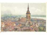 Antique postcard - Bratislava, Cathedral of St. Martin