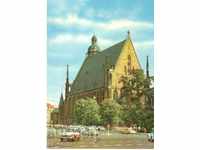 Стара картичка - Лайпциг, Катедрала Св. Томас