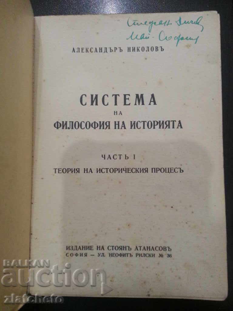 Auction  System of History Philosophy. Part 1.