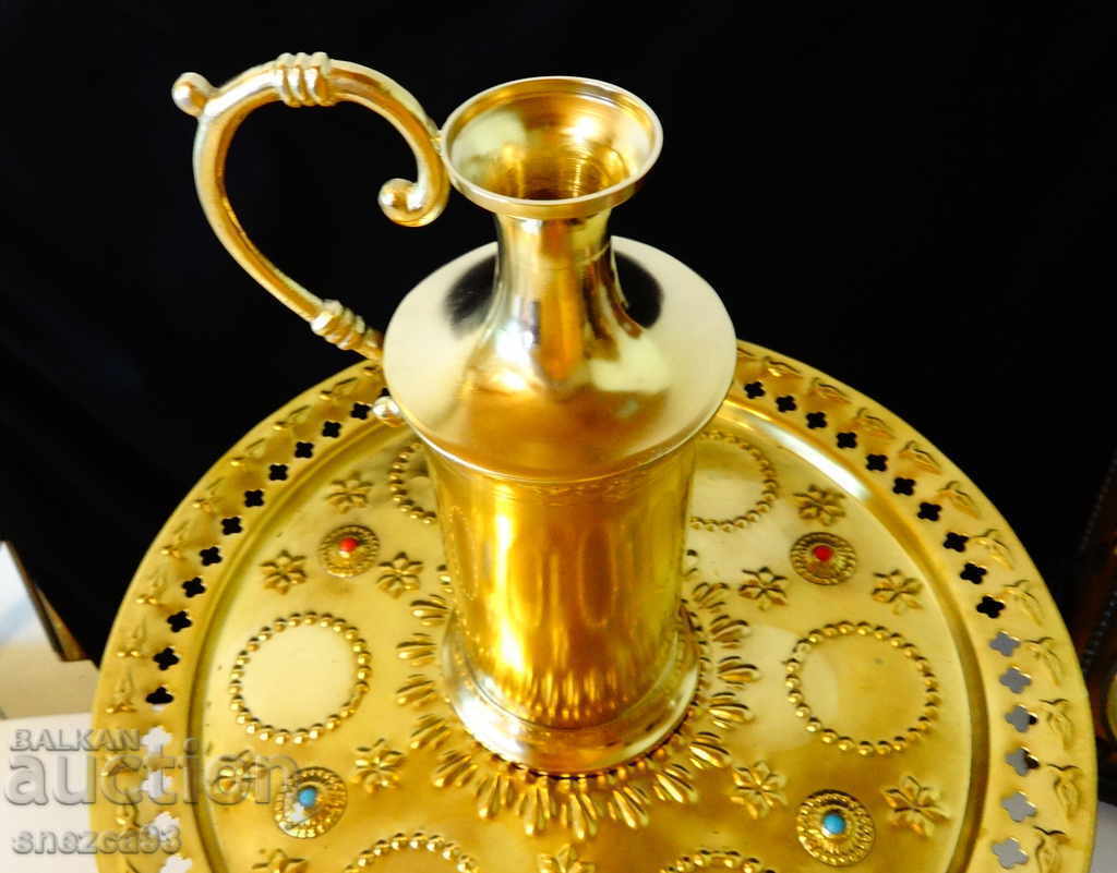 Δημοπρασία Χάλκινη κανάτα για ρακή, κρασί, μπαρόκ Δημοπρασία Χάλκινη κανάτα για ρακή, κρασί, μπαρόκ