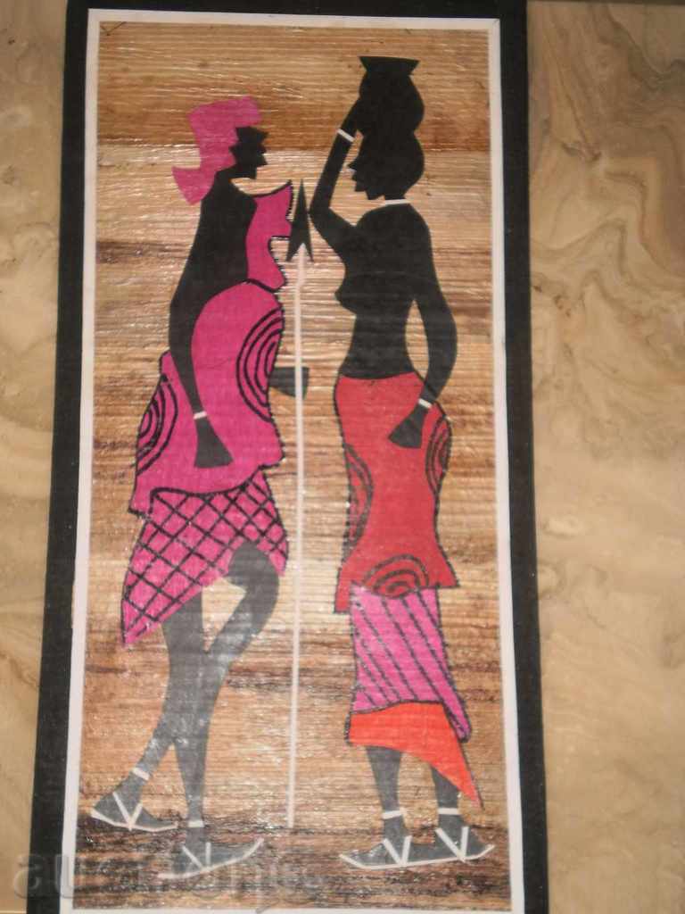 Pair of picture-tables from banana leaf-5 with price 55.00 BGN | € 28.12