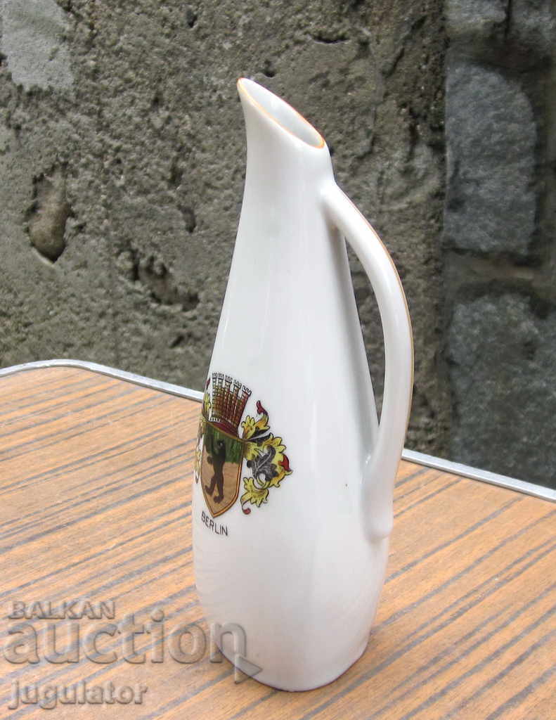 old German porcelain jug grossbreitenbach Berlin with price 15.00 BGN | € 7.67 old German porcelain jug grossbreitenbach Berlin with price 15.00 BGN | € 7.67
