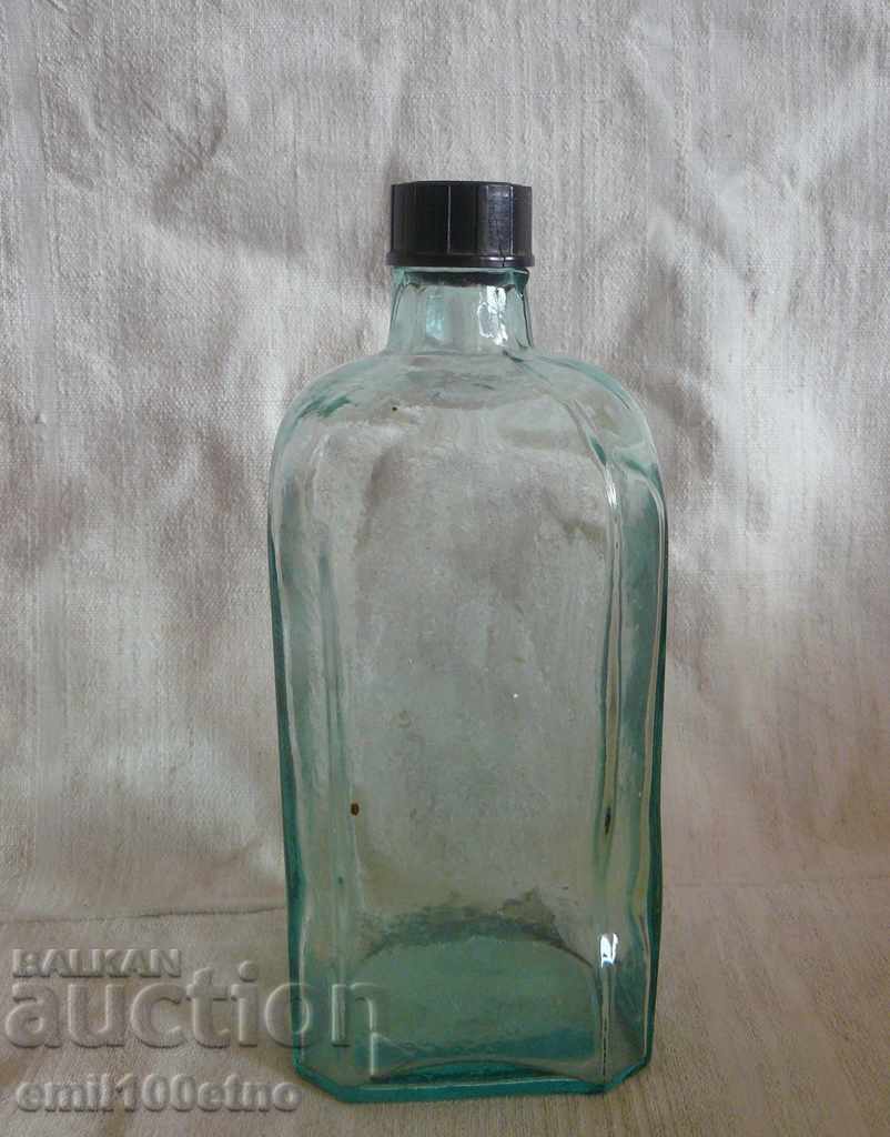An old laboratory - pharmacy bottle of 1 liter