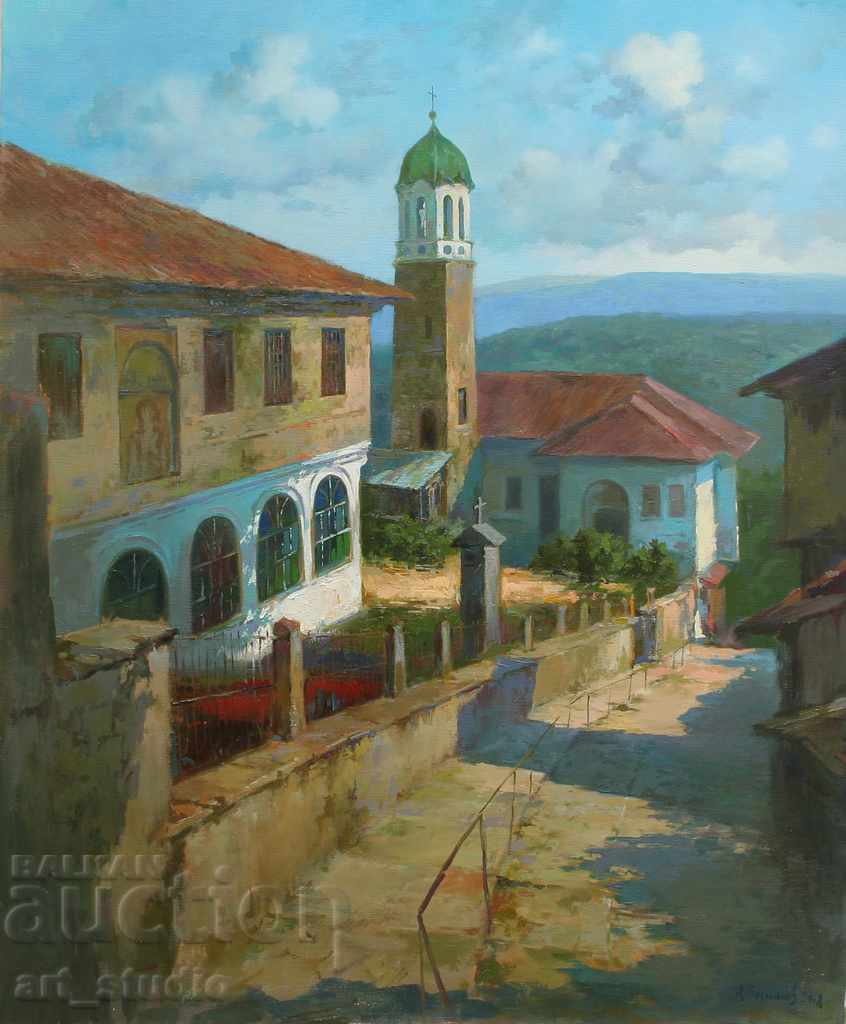 St. Nicholas Church in Veliko Tarnovo - oil paints