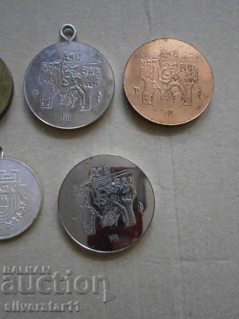 Auction BFFS Lot Medals Medal from Sozopol 5pcs Auction BFFS Lot Medals Medal from Sozopol 5pcs