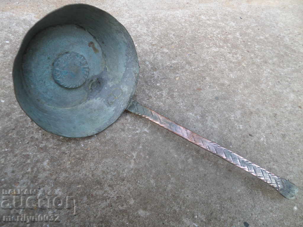 Old copper ladle, pan, baker, copper pot, jam with price 68.00 BGN | € 34.77
