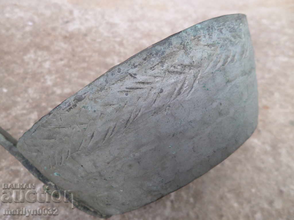 Delivery of Old copper ladle, pan, baker, copper pot, jam