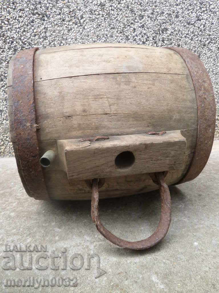 Old bucket, vase, barrel, wooden, pavour with price 69.00 BGN | € 35.28