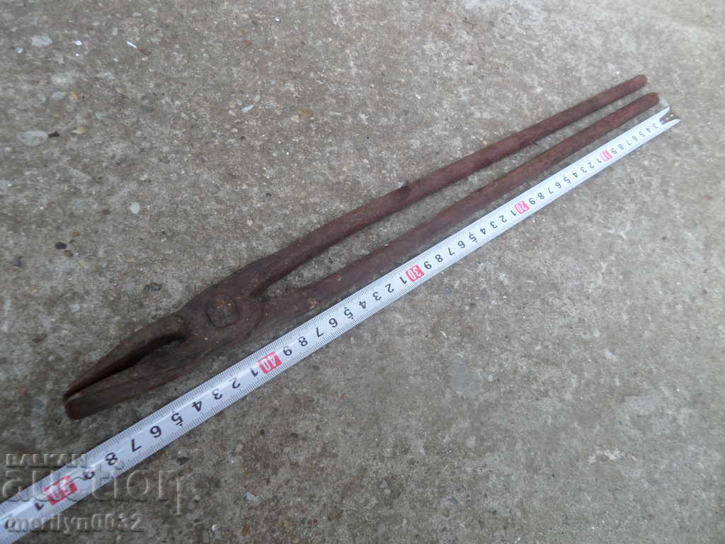 Old forging pliers, wrought iron, tool - 7 Old forging pliers, wrought iron, tool - 7