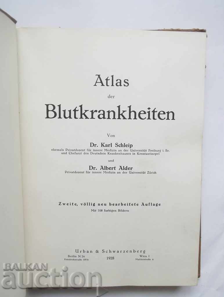 Atlas der Blutkrankheiten - Karl Schleip, Albert Alder 1928 με τιμή 35.00 BGN | € 17.90