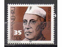 1989. GDR. 100 years since the birth of Jawaharlal Nehru.