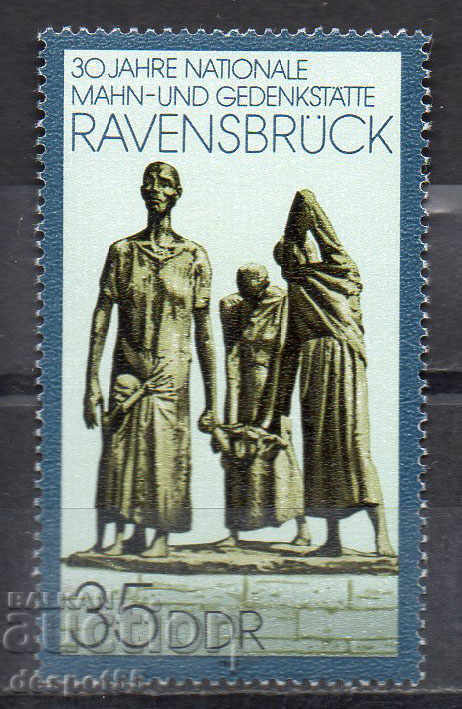 1989. GDR. Memorial Ravensbrueck.