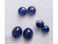 7.70 carats sapphire 6 oval cabin 3 pairs