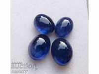11.00 carat sapphire 4 oval cabbage 2 pairs