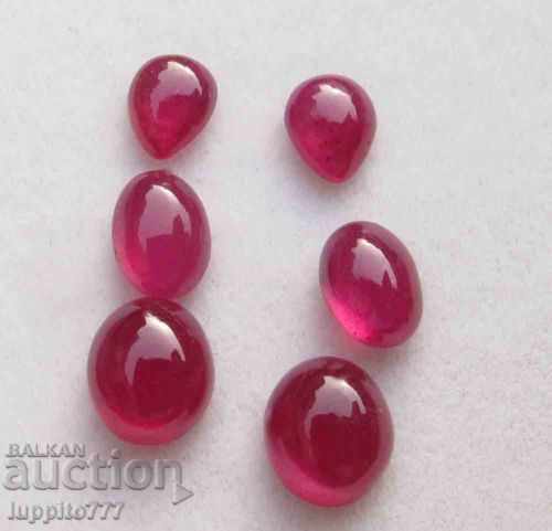 8,30 καράτι ρουμπίνι 6 τεμάχια σκέλος 3 ζεύγη με τιμή 599.99 BGN | € 306.77 8,30 καράτι ρουμπίνι 6 τεμάχια σκέλος 3 ζεύγη με τιμή 599.99 BGN | € 306.77