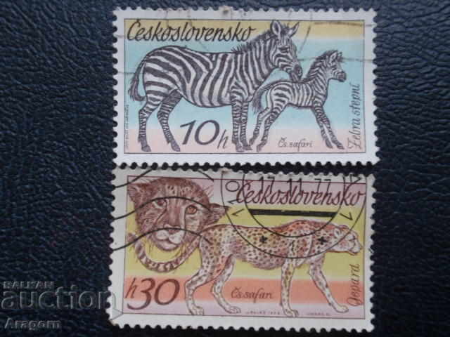lot Republica Cehă 1976 - "Animal Park", 10 și 30 de săli