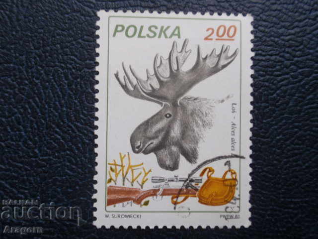 Poland 1981 - "Hunting - Los", 2 zloty