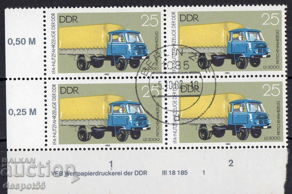 1982. GDR. Οχήματα.