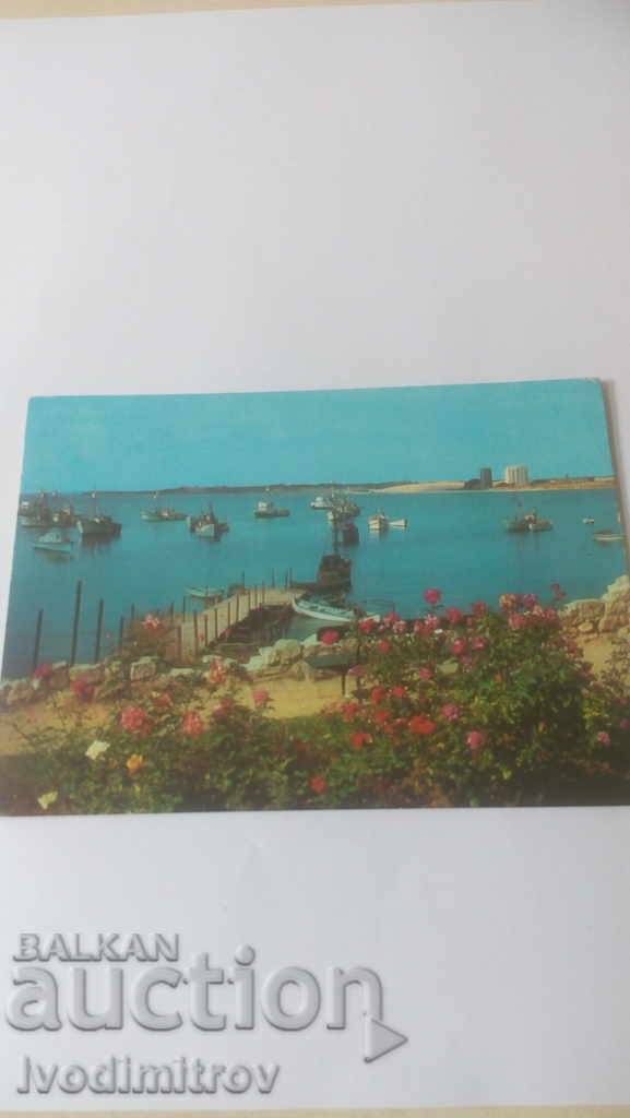 Carte poștală Nessebar Pier de pescuit 1974