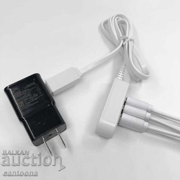 USB HUB 3 port - loading and transferring data - 120 cm with price 7.99 BGN | € 4.09