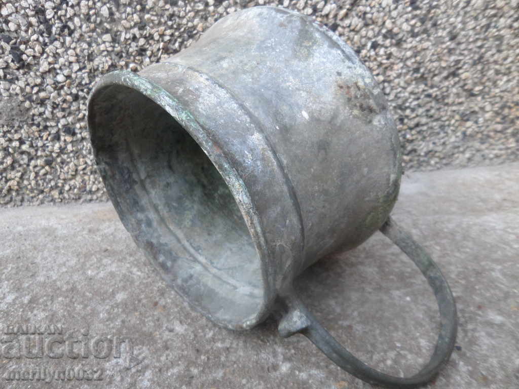 Παλιά κονσερβοποιημένη κατσαρόλα, λάκκος, χαλκός, καζάνι, καζάνι, βραστήρας - 7 Παλιά κονσερβοποιημένη κατσαρόλα, λάκκος, χαλκός, καζάνι, καζάνι, βραστήρας - 7