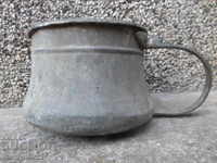 Old tinned kettle, pit, copper, cauldron, cauldron, kettle