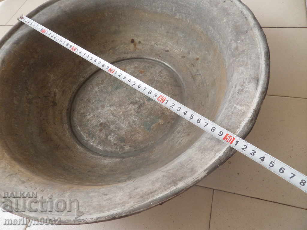 Tinned basin, copper vessel, copper, trough - 5 Tinned basin, copper vessel, copper, trough - 5