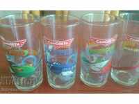 Water cups soft drinks