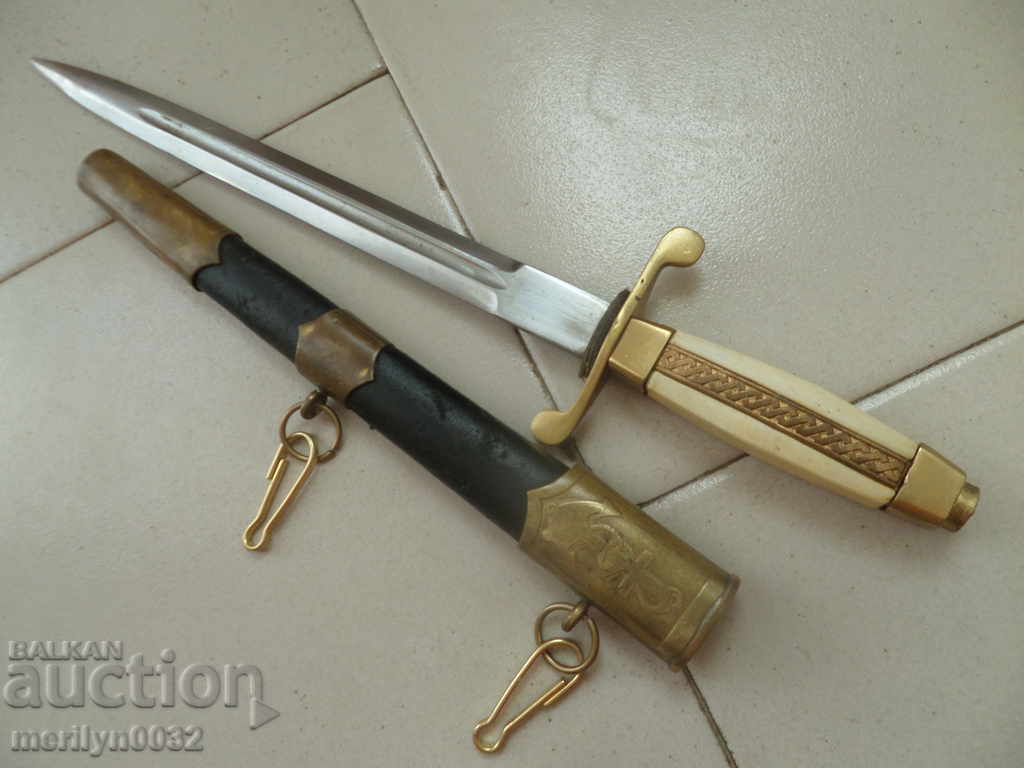 Delivery of Navy officer's jacket, dagger knife with handle Navy NRB Delivery of Navy officer's jacket, dagger knife with handle Navy NRB