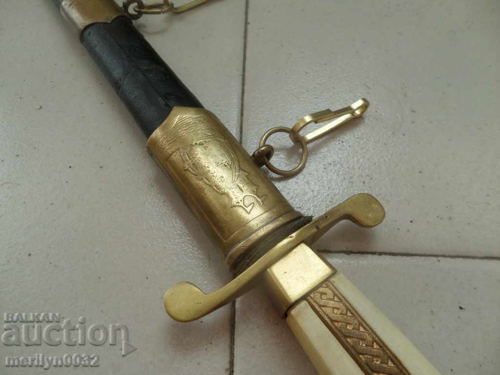 Navy officer's jacket, dagger knife with handle Navy NRB - 5 Navy officer's jacket, dagger knife with handle Navy NRB - 5