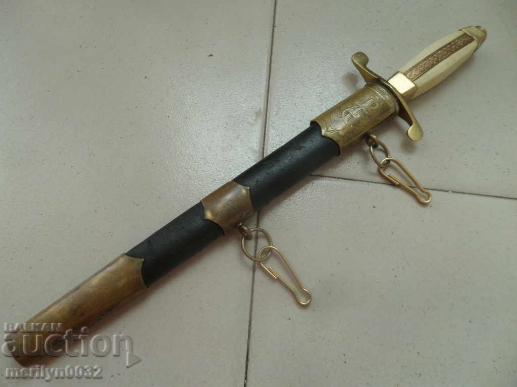 Navy officer's jacket, dagger knife with handle Navy NRB - 6 Navy officer's jacket, dagger knife with handle Navy NRB - 6