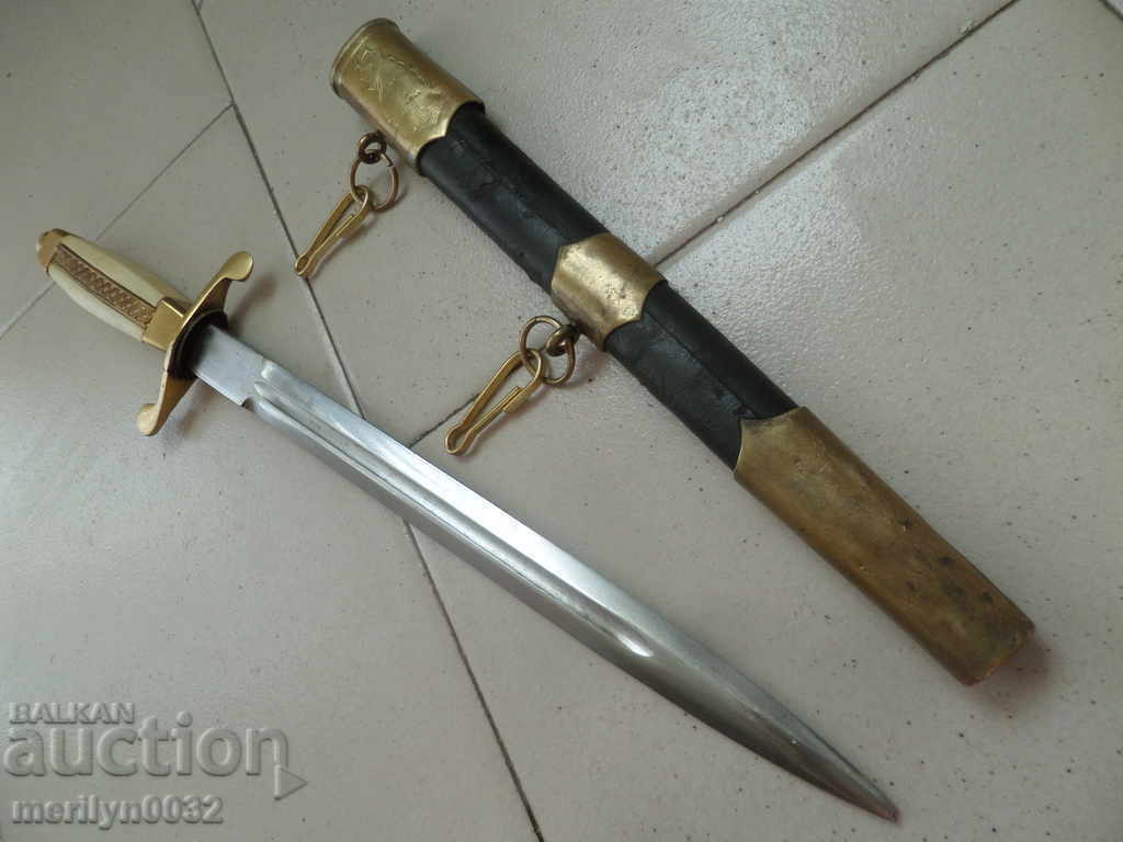 Navy officer's jacket, dagger knife with handle Navy NRB - 7 Navy officer's jacket, dagger knife with handle Navy NRB - 7