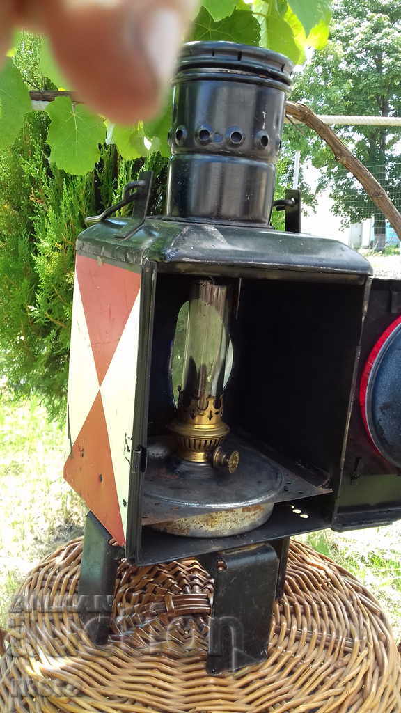 An old German festive gas lantern with price 180.00 BGN | € 92.03