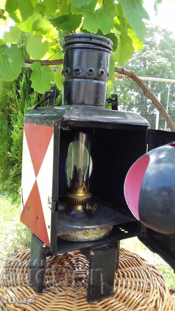Auction  An old German festive gas lantern