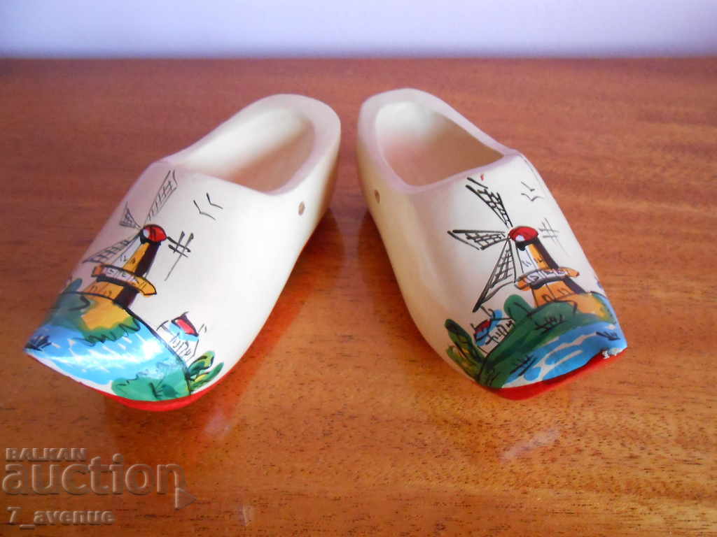 Dutch shoes:) of wood, painted with price 39.00 BGN | € 19.94 Dutch shoes:) of wood, painted with price 39.00 BGN | € 19.94