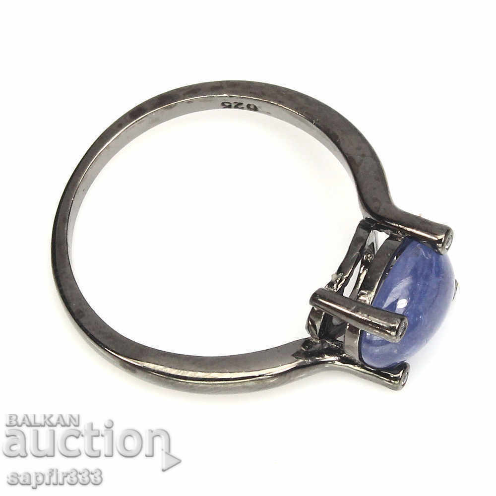 FOR APPRECIATORS DESIGNER RING WITH RHODIUM PLATED TANZANITE with price 242.00 BGN | € 123.73 FOR APPRECIATORS DESIGNER RING WITH RHODIUM PLATED TANZANITE with price 242.00 BGN | € 123.73