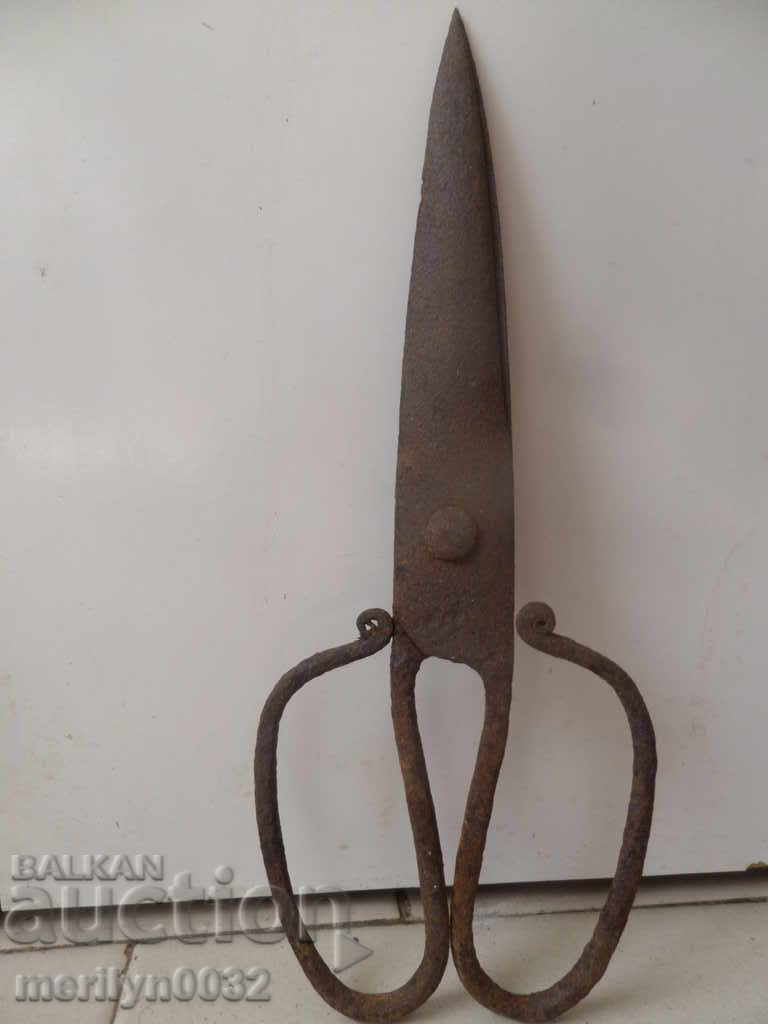 foarfece vechi forjate manual, fier - 5 foarfece vechi forjate manual, fier - 5