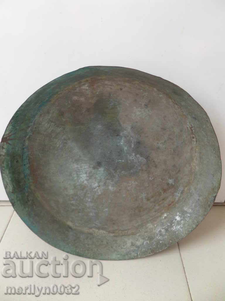 Copper pot, tray, baker, blue with price 29.00 BGN | € 14.83 Copper pot, tray, baker, blue with price 29.00 BGN | € 14.83