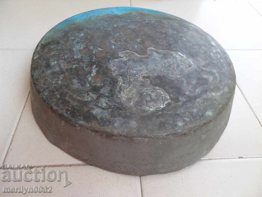 Copper pot, tray, baker, blue - 5 Copper pot, tray, baker, blue - 5