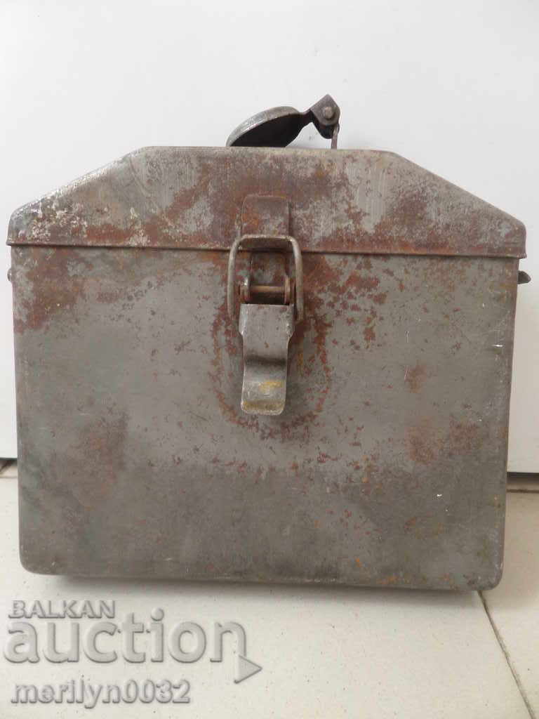 Армейска метална кутия Втора световна война сандъче