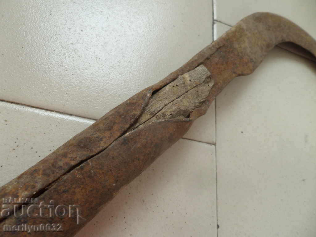 Delivery of Old forged knife, blade, wrought iron, knife, chopper Delivery of Old forged knife, blade, wrought iron, knife, chopper