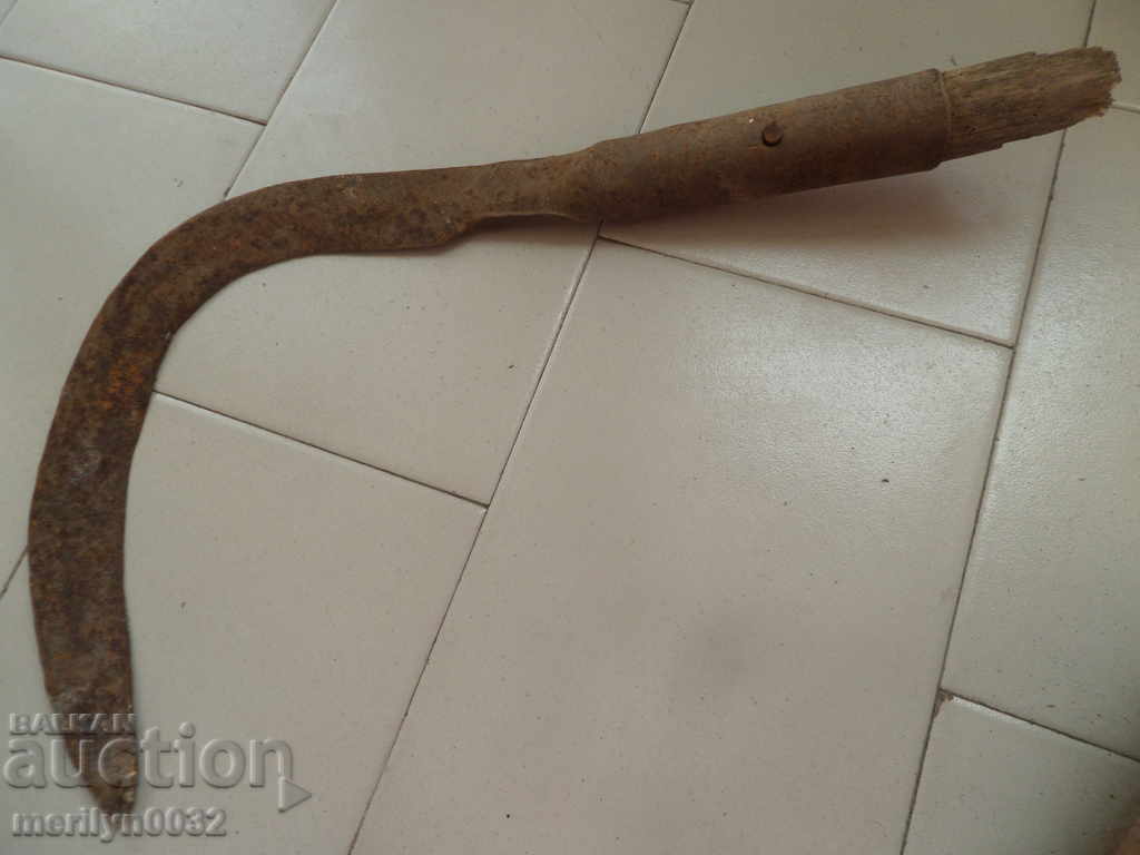 Old forged knife, blade, wrought iron, knife, chopper - 5 Old forged knife, blade, wrought iron, knife, chopper - 5