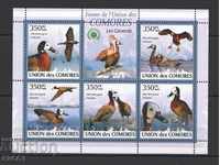 Чист блок Фауна Птици патици 2009 от  Коморски острови