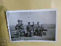 Old military picture soldiers machine gun uniform, machine gun