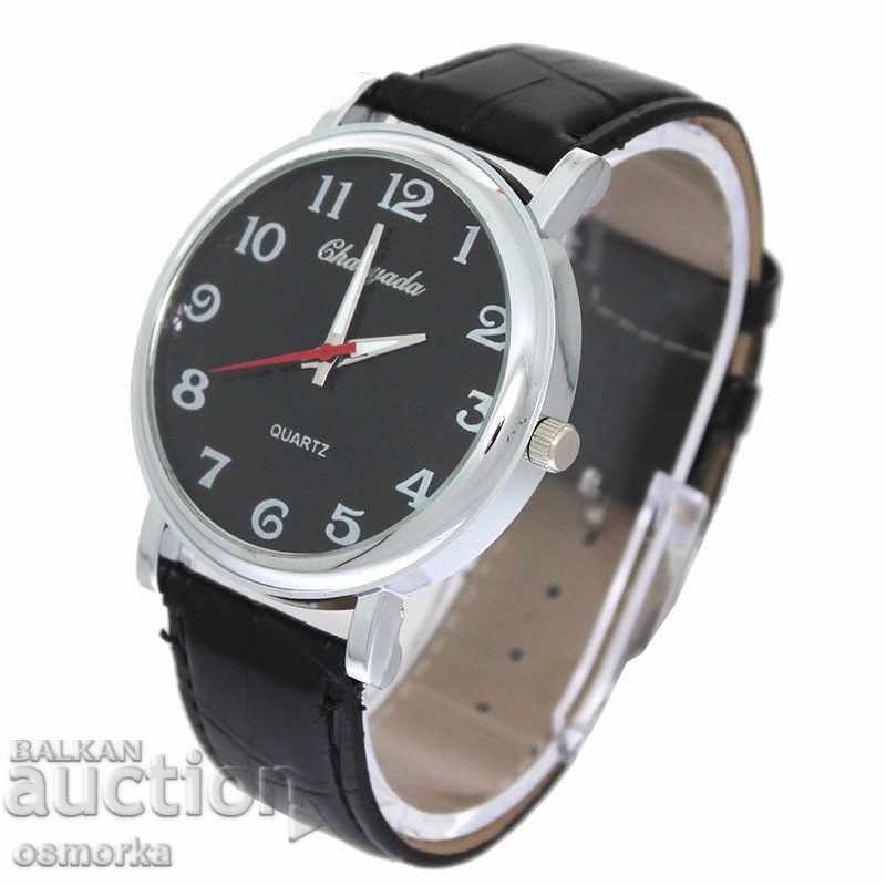 New men's watch with large figures stylish modern black with price 17.00 BGN | € 8.69 New men's watch with large figures stylish modern black with price 17.00 BGN | € 8.69