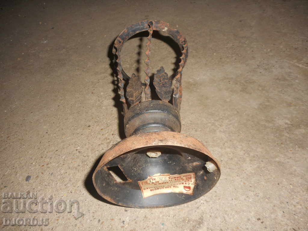 Delivery of An old metal lampshade Delivery of An old metal lampshade