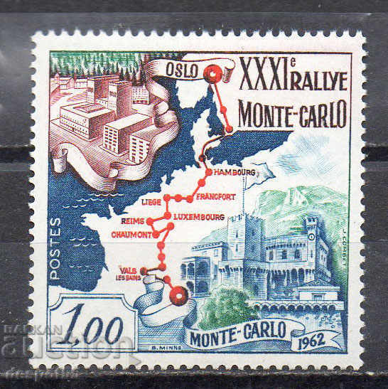 1962. Monaco. 31 raliu Monte Carlo.