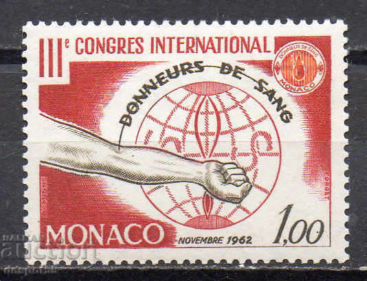 1962. Monaco. Al treilea Congres internațional al donatorilor de sânge.